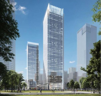 215米！超高層地標(biāo)！快意電梯在東莞CBD璀璨綻放