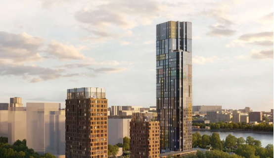 莫斯科河畔地標住宅亮相！快意高速梯出海，為43層超高層定制垂直出行